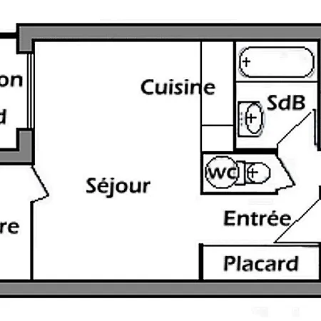 3 Pieces Avec Balcon, Tv, Lave-linge, Animaux Toleres - - Fr-1-293-126
